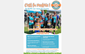 Les dates importantes de la rentrée 2025